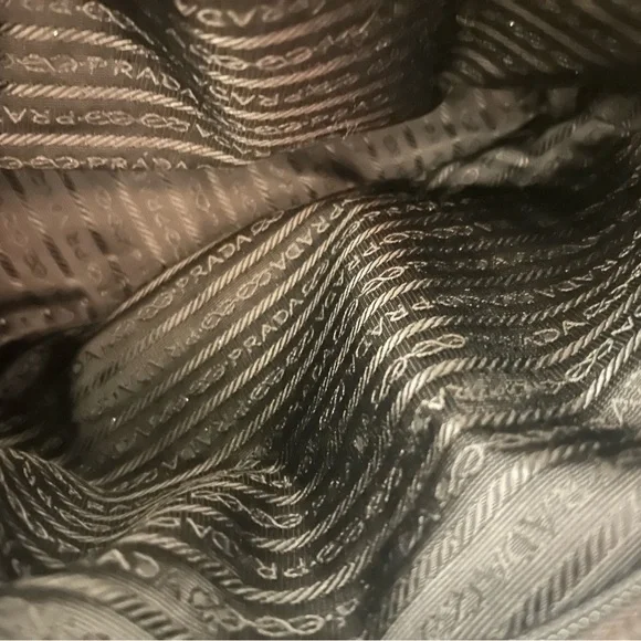 Prada Black Nylon Tote Bag with Logo Detail EUC - Picture 11 of 16